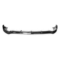 Lèvre de pare-chocs avant en fibre de carbone style B pour Mercedes Benz Classe E W213 Sport 2016-2020, lèvre avant en carbone humide