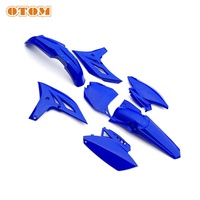 Kit de carénage complet en plastique bleu pour moto tout-terrain OTOM YZ250F 10-13, carénage interne pour position droite YAMAHA