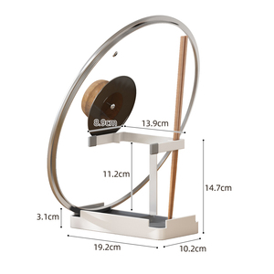 Dụng Cụ Sắp Xếp Đồ Dùng Nhà Bếp Bằng Sắt Giá Đỡ Giá Đỡ Có Nắp Đậy Nồi Thìa Súp Chảo - Product Image 5