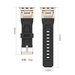 BOORUI <span class=keywords><strong>Correa</strong></span> <span class=keywords><strong>Sport</strong></span> <span class=keywords><strong>Loop</strong></span> Wrist Band para IWatch Ultra 49 mm 45mm 44mm para <span class=keywords><strong>Apple</strong></span> <span class=keywords><strong>Watch</strong></span> Ultra Strap <span class=keywords><strong>Correa</strong></span> de silicona - Product Image 5