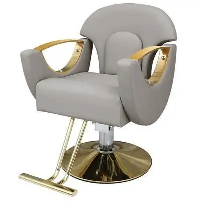 हॉट सेलिंग सैलून फर्नीचर रिक्लाइनिंग नाई की कुर्सी समायोज्य गोल्डन नाई की कुर्सी ब्यूटी सैलून फैक्ट्री