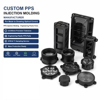 Fabricant de moulage par injection PPS sur mesure pour les couvercles optiques fabriqués selon des plans