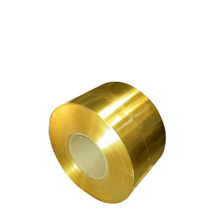 Ruban en laiton <span class=keywords><strong>ELEN</strong></span> H62 0,1 mm * 100 mm en rouleau avec services de découpe et de soudage - Product Image 1