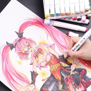 Marqueur blanc à pointe fine, en plastique, à base d'huile, pour dessin animé et <span class=keywords><strong>aquarelle</strong></span>, conception monobloc - Product Image 6