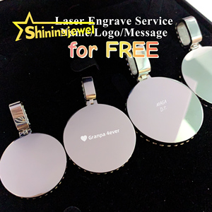 Nước bằng chứng Saphire Bảng điều chỉnh miễn phí khung 13.86cts kim cương lớn remenberance tưởng niệm moissanite ảnh hình ảnh Mặt dây chuyền bộ nhớ - Product Image 3