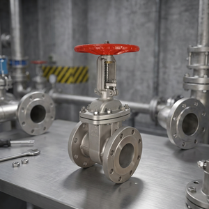 Vanne à opercule manuelle à bride en acier inoxydable robuste OS et Y pour la coupure de flux dans les conduites industrielles - Product Image 3