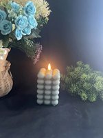 Bubble Cube LED-Kerze - Geeignet für Verschiedene Anlässe wie Heimdekoration, Hochzeiten und Feste.