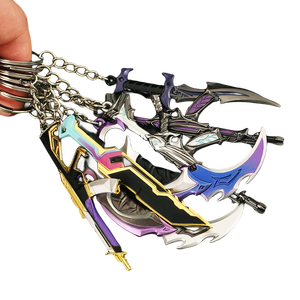 Hot valorant kim loại móc chìa khóa <span class=keywords><strong>Astra</strong></span> killjoy yoru bạo loạn trò chơi Sage Vòng Jett regalos Y Bộ de Valor Keychain valorant Mặt dây chuyền - Product Image 3