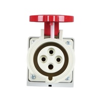 Prise murale industrielle IP44 4 broches 400V 32A IEC60309 Prise électrique