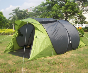 Tenda a Cupola Leggera in Fibra di Vetro per 3-4 Persone, Quattro Stagioni, per Campeggio, Bicicletta, Viaggi, Una Camera da Letto, Impermeabile - Product Image 5