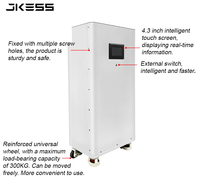 Kit de batterie solaire au lithium DIY JKESS EU Stock 6U 48V 314Ah avec BMS JK 16S V19 et écran LCD 4.3 pouces sans cellules LFP