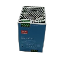 Alimentation industrielle sur rail DIN NDR-480-24 moyenne Alimentation à découpage économique 480W 20A 24V Conception mince