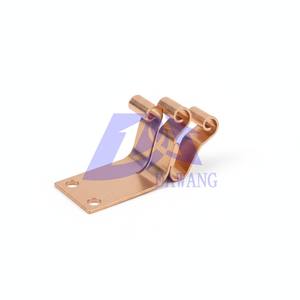Custom Copper Heat Pipe Ends with Stainless Steel Options 5 Axis CNC Machined Laptop Cooling Modules Wire EDM Services - Product Image 1