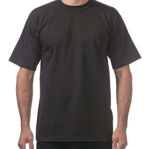 เสื้อยืดคอตตอนหนาน้ำหนักมากสำหรับผู้ชาย ซับเหงื่อได้ดี คอกลม แขนสั้น เหมาะสำหรับกิจกรรมกลางแจ้ง - Product Image 4