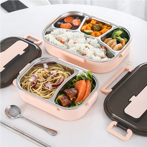 Fiambrera Bento de acero inoxidable de alta calidad HOMEPLANET, contenedor de comida caliente, contenedor de comida duradero, acero inoxidable para adultos y oficina - Product Image 6