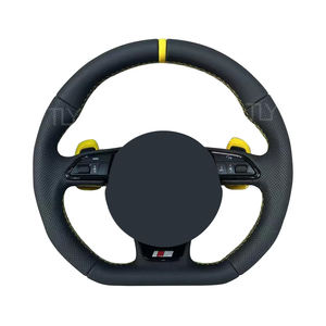 <span class=keywords><strong>Volant</strong></span> en cuir perforé à fond plat de style RS <span class=keywords><strong>SLine</strong></span> personnalisé pour Audi A3 A4 B7 A6 C7 R8 RS3 A7 RS5 RS6 A8 Q5 Q8 - Product Image 3