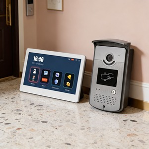 Videoportero WiFi de 7 Pulgadas con Intercomunicador Visual, Grado de Impermeabilidad IP65, <span class=keywords><strong>Cable</strong></span> Ethernet CAT5E, Modo de Espera ≤1W - Product Image 2