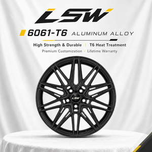 LS8190 18 19 20 นิ้ว 5x112 5x120 ล้อฟอร์จ ขายดีที่สุด สินค้ามาใหม่ สีดำเงา จัดส่งฟรี - Product Image 4