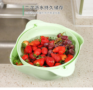 Panier de lavage pour fruits et légumes en plastique rotatif rond pour <span class=keywords><strong>asphalte</strong></span> Panier de drainage - Product Image 3