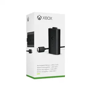 Xbox 시리즈 컨트롤러 1400ma 와 Xbox 충전식 배터리 + USB-C 케이블 용