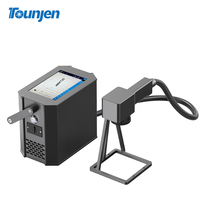 Pistolet de marquage laser à fibre portable avec tête légère pour les pièces difficiles d'accès, les soudures et les espaces étroits