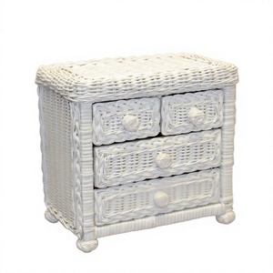 Wholesale RATTAN WICKER Christmas Jewelry Box Best Quality Luxury Decorative Packaging Box for Earrings Necklace Modern Shape - Product Image 1