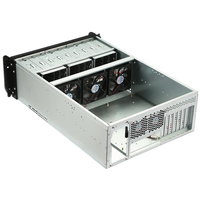 Boîtier Serveur Industriel OEM 4U 19 Pouces, Châssis Serveur d'Ordinateur IPC Montable en Rack avec 15 Emplacements pour Disque Dur