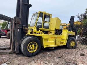 Chariot élévateur tout-terrain diesel Komatsu 32 tonnes 4x4 à mât triphasé, pneus pneumatiques, équipement de construction d'occasion, levage latéral hydraulique - Product Image 2