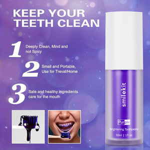 30ml di sbiancamento del siero di colore viola denti rimuovere la schiuma macchia etichetta privata - Product Image 4