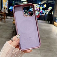 Casing TPU Magnetik Lembut Mengkilap untuk iPhone 17 Air 16 15 14 13 12 11 Pro XS Max X XR 7 8 Plus, Mendukung Pengisian Daya Nirkabel