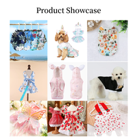 T-shirts d'été pour chien, tenue de plage hawaïenne, t-shirt floral respirant pour animaux de compagnie de petite et moyenne taille, vêtements de vacances pour chiots