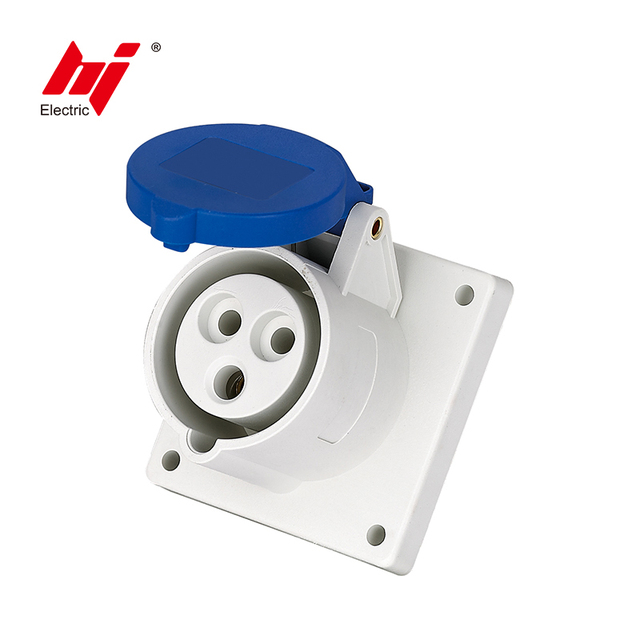 IP44  CEE Surface Mounted Female Socket Outlet 3Pin 2P+E -230V 16A Panel Mounted Socket