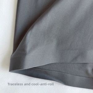 Calzoncillos Boxer Kailisi para Hombre, Cintura Media, Transpirables, Tejido de Seda de Hielo, Sin Costuras, Antibacterianos, Ecológicos, de Secado Rápido, Ropa Interior de Verano - Product Image 3