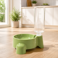 Fontaine à eau automatique portable pour chiens et chats, avec un seul bol, en matériau PP - Vente en gros à partir d'une seule pièce