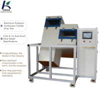 Testeur de chute libre IEC60068 pour téléphone portable, machine d'essai de fatigue par chute répétée, testeur d'impact par chute en baril rotatif