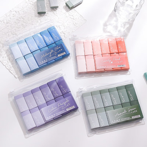 <span class=keywords><strong>Gomme</strong></span> à effacer en plastique dégradé pour étudiants, efface proprement en laissant des traces, série de couleurs Morandi, <span class=keywords><strong>gomme</strong></span> <span class=keywords><strong>magique</strong></span> élégante Instagram - Product Image 1