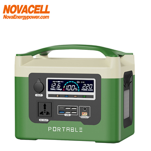 สถานีไฟฟ้าพกพาสำหรับใช้งานกลางแจ้ง ขายดี 12V 220V ความจุขนาดใหญ่ 800W 1500W สถานีพลังงานแสงอาทิตย์แบบพกพาสำหรับใช้ในบ้าน - Product Image 3