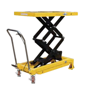 Mobile Manual Steel Platform <b>Lift</b> <b>Tables</b> 300kg/500kg Load Capacity for Construction Farming & Hotel Industries - Product Image 1