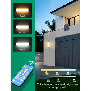 Aigostar 50W 500LM luce solare giardino esterno T8 tubo solare IP65 dimmerabile con telecomando 500LM luce solare - Product Image 4