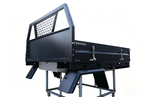 Steel Tool Crate With Latch Closure Portable Rectangular <b>Storage</b> <b>Box</b> For Workshop Use 420mm Width 350mm Depth - Product Image 5