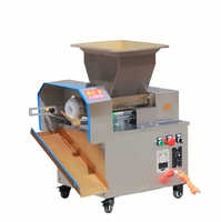 Machine commerciale automatique en acier inoxydable pour la division et la façonnage de pâtes, idéale pour les pains vapeur et les raviolis, moteur, capacité de 60 pièces/minute