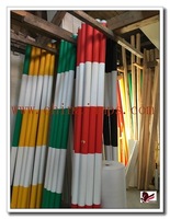 Poteaux de saut d'obstacles en PVC colorés Reeds - Poteaux d'obstacles équestres résistants aux UV pour l'entraînement et la compétition équestre