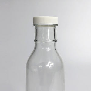 Bouteille en verre ronde de 12 oz de haute qualité pour <span class=keywords><strong>ketchup</strong></span>, avec bouchon à vis et impression sérigraphique pour sauce - Product Image 4