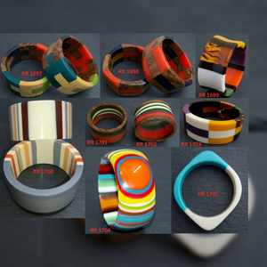 Fashionable Multicolor Resin High-grade Custom Size Girls Elegant Religious <b>Ball</b> Shape Wedding Jewelry Bangles <b>Bracelet</b> - Product Image 1