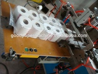 Rouleau de papier toilette de haute qualité, machine d'emballage deux rouleaux de mouchoirs, salle de bains