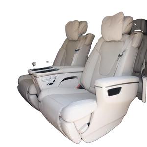 Asiento eléctrico de cuero para coche, asiento Vip para modificación Mpv, limusine <span class=keywords><strong>Van</strong></span>, Minibus, autocaravana, <span class=keywords><strong>Camper</strong></span>, Alphard, posavasos, Sienna Hiace - Product Image 1