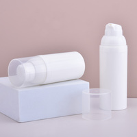La Chine fournisseur emballage cosmétique blanc PP bouteille sans air 30ml 50ml 100ml pompe à mousse matière plastique pour le sérum de soins de la peau