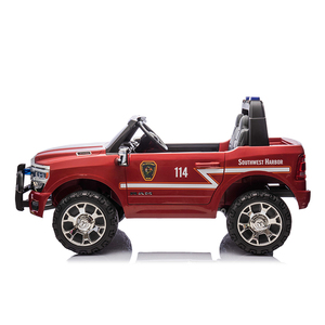 Voiture électrique pour enfants Dodge RAM 3500 de type camion de pompiers sous licence, 24V, deux places, pour <span class=keywords><strong>la</strong></span> conduite par les enfants - Product Image 5