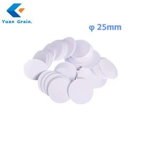 215 NFC RFID PVC Coin <strong>Tag</strong> Mini <strong>Tag</strong> 25mm Diameter 13.56MHz Payment Access Control Membership Card - Product Image 4