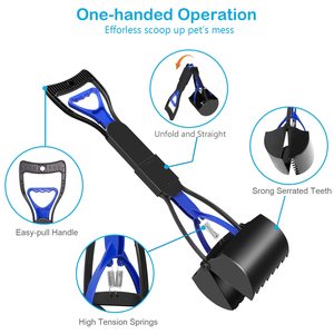 Uzun Saplı Katlanabilir Taşınabilir Evcil Hayvan Dışkı Toplayıcı Köpek Dışkısı Alma Aleti Açık Hava Köpek Dışkısı Toplayıcısı - Product Image 2